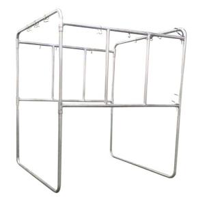 フレコンスタンド 折りたたみ式 ローコストタイプ 1m?バッグ対応 建築・土木用 大型土のうスタンド AKF-1**