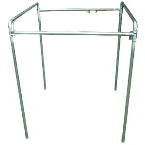 折りたたみ式ローコストスタンド 1m?バッグ対応 大型フレコン・土のう用バッグスタンド コンテナバッグ向け 軽量設計 AKF-Y1