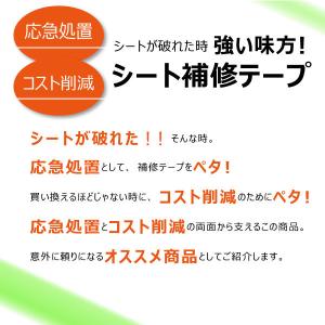 【10m】強力多用途補修テープ シルバー/ホワ...の詳細画像2