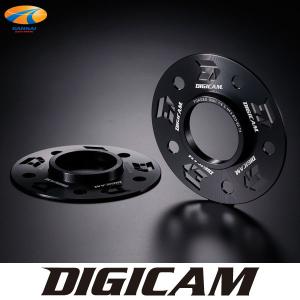 ハブリング付スペーサー D-SLIT 5mm 2枚入り 100-5H 67-56mm DIGICAM