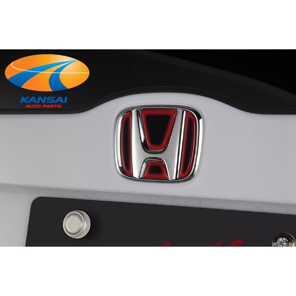 SilkBlaze シルクブレイズ ホンダ ヒートレッドエンブレムシート [ブラックベース]  H0...