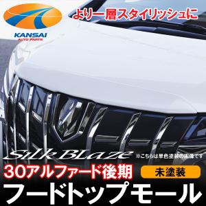ランボ アルファード 30系 前期 ボンネットトップモールカバー
