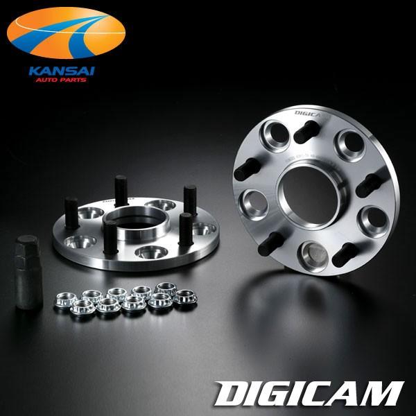 ハブ付ワイドトレッドスペーサー 114.3 5H P1.5 10mm A6061-T6 DIGICA...