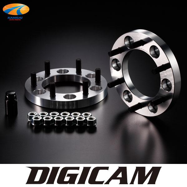 ワイドトレッドスペーサー P.C.D139.7 6H P1.5 20mm M12 DIGICAM デ...