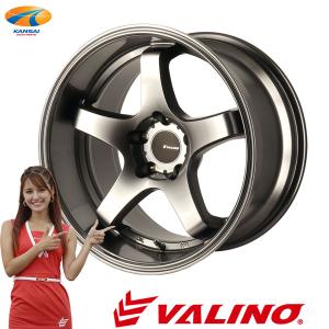 VALINO ヴァリノ 武将×Advanti RACING GV117D ホイール 18インチｘ9.5J  5H 114.3 ±0 ハイパーブラック 4本｜kansaiap