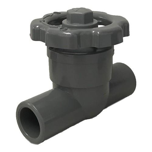 バルブ ブロワ 微調整用エアーバルブ S型 20A (灰) 風量調整 関西化工