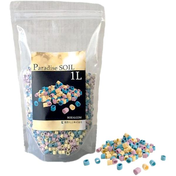 淡水・海水両用ろ材 パラダイスソイル (1L)　関西化工 PP製 小さな  担体 ろ過 リング