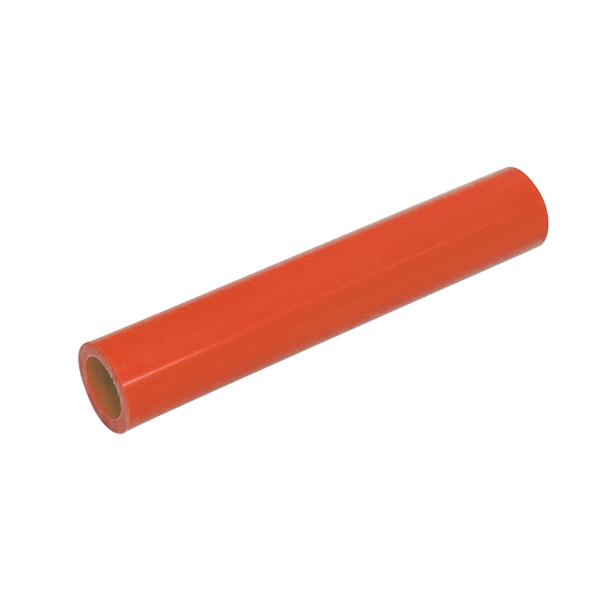 塩ビ カラーパイプ VP20A相当 PVC 10cm 外径26mm×長さ100mm 赤 関西化工