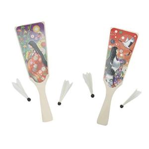 池田工業社 ものがたり羽子板2枚組セット かぐや姫 鶴の恩返し