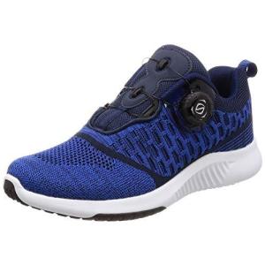 ランニング ウォーキング ダイヤルシューズ 脱ぎ履き イージー スポーツシューズ 運動靴 メンズ FOSN-003M ネイビー 25