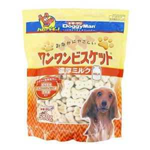 おなかにやさしいワンワンビスケット ドギーマン 濃厚ミルク 580g 犬のおやつ