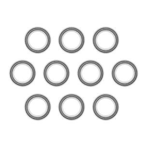 ベアリング 6802-2RS 15  5mm.深溝玉軸受 ボールベアリング ローラー.ラバーシール 10個セット.小さな趣味の15mmシャ