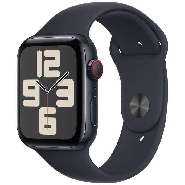 Apple Watch SE2 GPS + Cellularモデル - 44mmミッドナイトアルミニ...
