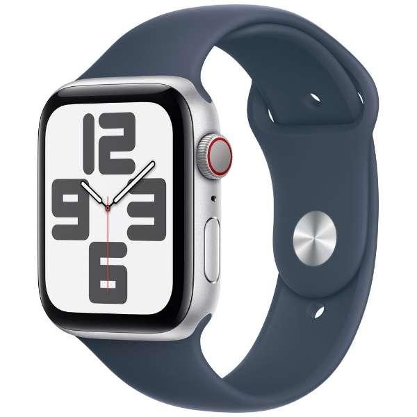 Apple Watch SE2 GPS + Cellularモデル - 44mmシルバーアルミニウム...