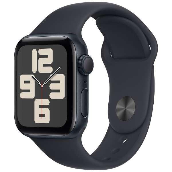 Apple Watch SE2 GPSモデル - 44mmミッドナイトアルミニウムケースとミッドナイ...