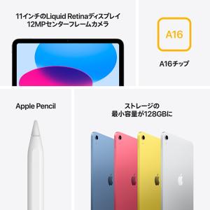 Apple Wi-Fi iPad(A16/20...の詳細画像2