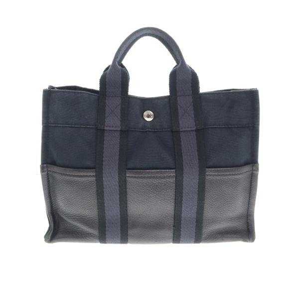 【中古】HERMES エルメス フールトゥPM トートバッグ ハンドバッグ ハーフレザー レディース...