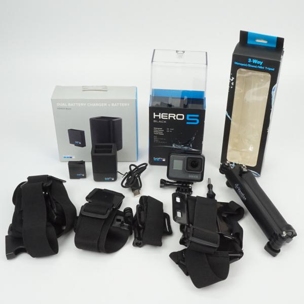 GoPro HERO5　ゴープロ　CHDHX-501　ブラック　黒　アクションカメラ　ビデオカメラ　...