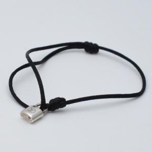 LOUIS VUITTON　ルイヴィトン　Q05173　ブレスレット シルバー・ロックイット ドゥドゥ・ルイ ブラック　ノワール　ブレスレット　アクセサリー　【中古】