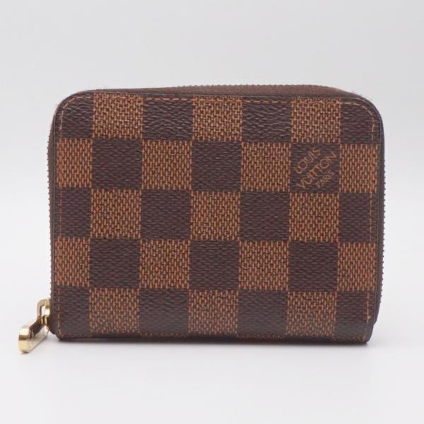 LOUIS VUITTON　ルイヴィトン　N63070　ジッピーコインパース　ダミエ・エベヌキャンバ...