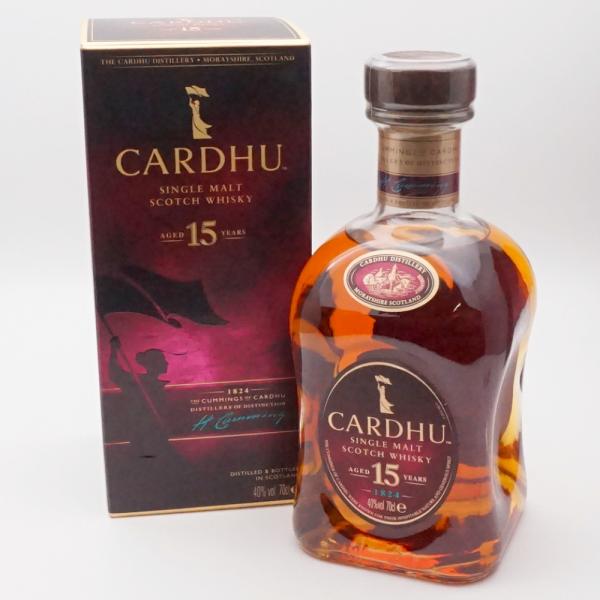 CARDHU 15年　カーデュ　シングルモルト　スコッチウイスキー　スコットランド　アルコール度数4...