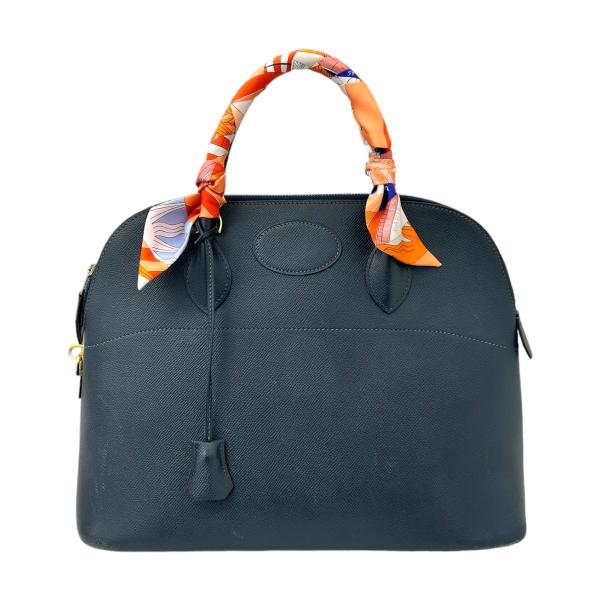 Hermes エルメス ボリード35 ヴォーエプソン B刻印 ハンドバッグ かばん レディース ネイ...