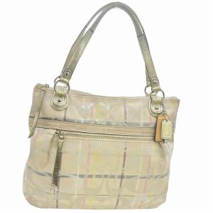 COACH コーチ 19867 POPPY ポピー シグネチャー トートバッグ レディース 【中古】｜kanteikyoku-store