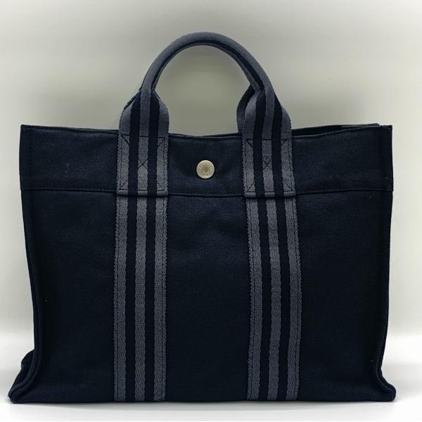 HERMES エルメス フールトゥーPM トートバッグ キャンバス メンズ  レディース