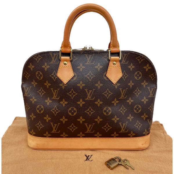 LOUISVUITTON ルイヴィトン M51130 アルマ モノグラムキャンバス ハンドバッグ 鞄...