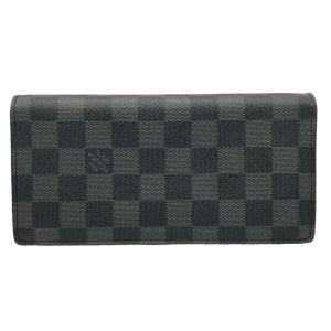 LOUIS VUITTON ルイ ヴィトン N62665 ダミエグラフィット ポルトフォイユ ブラザ 長財布 【中古】