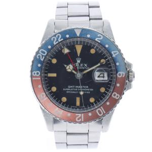 【中古】｜ROLEX ロレックス 1675 GMTマスター ブラック レッド ブルー アンティーク メンズ 腕時計｜kanteikyoku-store