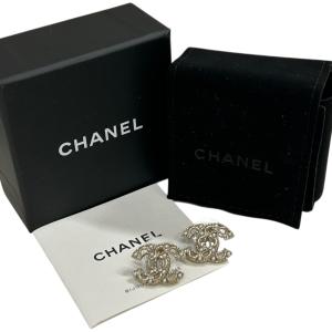 CHANEL シャネル C21/P ココマークピアス レディース アクセサリー シルバー系 パール【中古】