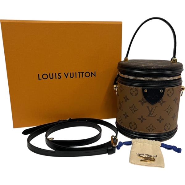 LOUIS VUITTON ルイヴィトン M43986 リバース カンヌ モノグラム ヴァニティ ハ...