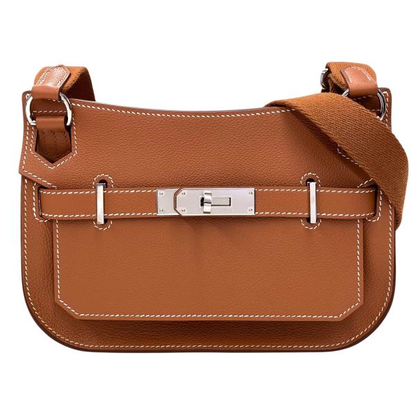 HERMES エルメス ジプシエールミニ エバーカラー シルバー金具 W刻印 ショルダーバッグ クロ...