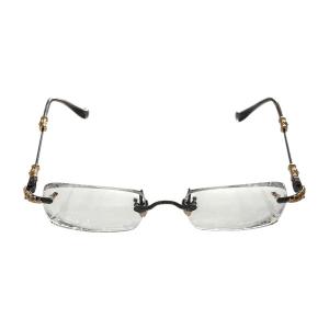 CHROME HEARTS クロムハーツ PILLS3 度入り リムレス 眼鏡 【極美品】【代引き不可】【送料無料】中古品 used A