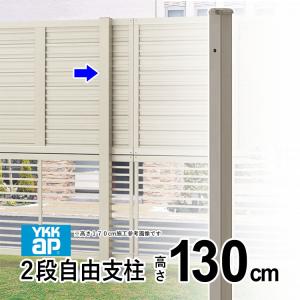 YKK AP フェンス 支柱 アルミ フェンス オプション 柱 YKK ルシアス