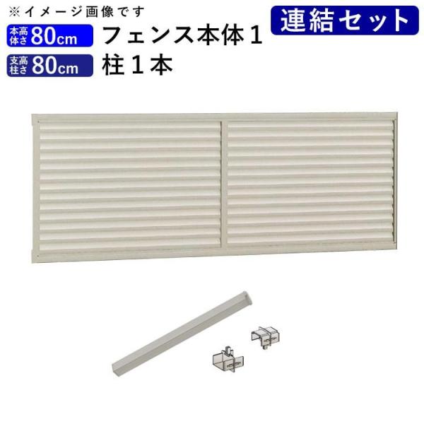 フェンス 目隠し 後付け 目隠しフェンス 外構 アルミフェンス DIY シンプル ルーバーフェンス ...