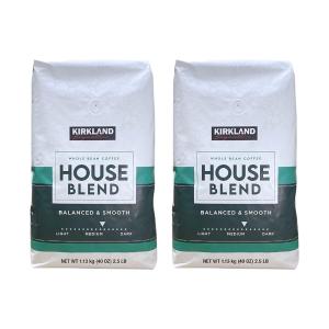 【2袋】コストコ カークランド ハウスブレンドコーヒー 豆1.13kg×2袋 KIRKLAND signature（カークランドシグネチャー） （カークランド