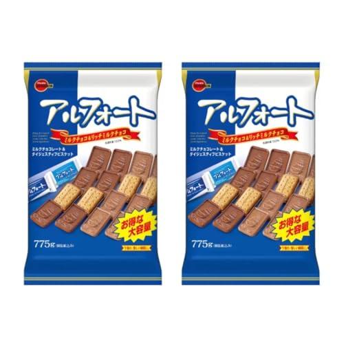 【クール便】 アルフォート ミルクチョコレート リッチミルクチョコレート ブルボン 775g ×2個...