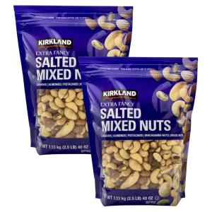 【新品・人気商品】カークランド無塩ミックスナッツ1.13kg×2袋大容量コストコ KIRKLAND signature（カークランドシグネチャー） カークランド 無塩