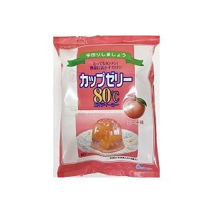 かんてんぱぱ カップゼリー80℃ ピーチ味 （約6人分Ｘ5袋入）