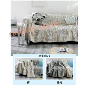 ソファカバー ガーゼケット 両面使える 4重ガ...の詳細画像4