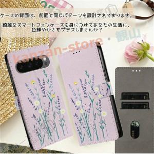 手帳型 Galaxy ケース 絵柄 スマホカバ...の詳細画像2