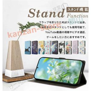 手帳型 Galaxy ケース 絵柄 スマホカバ...の詳細画像5