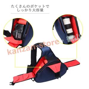 カメラバッグ ミラーレス 一眼レフ カメラケー...の詳細画像3