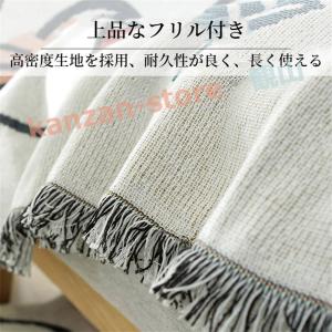 マルチカバー ソファーカバー 北欧風柄 両面デ...の詳細画像3