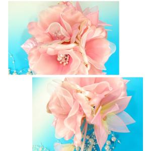花かんざしパールシャワー 262515p ピン...の詳細画像2