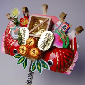 ミニ熊手二福枡(商売繁盛くまで) 縁起物・酉の市の詳細画像1