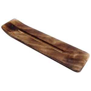 お香立て おしゃれ 横置き インセンスホルダー マンゴーウッド お香たて アジアン 木製 ワイド