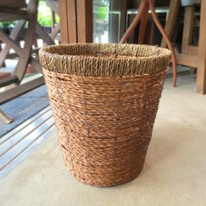 バスケット鉢カバー（ライトブラウン）8号鉢サイズ　観葉植物